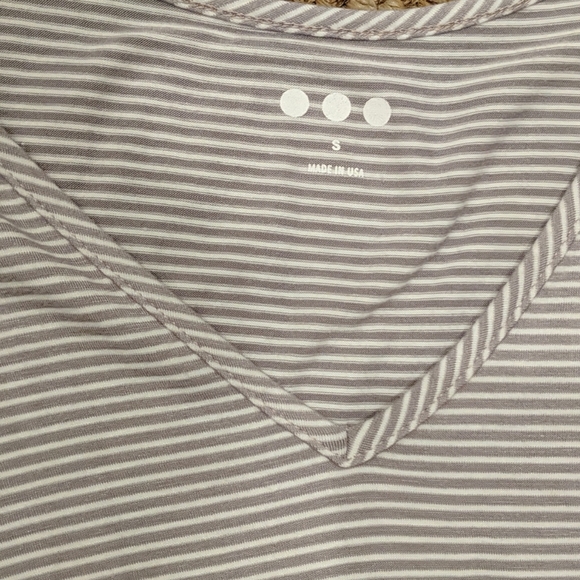 Three Dots New Casual Stripe Dress Small - Picture 4 of 6